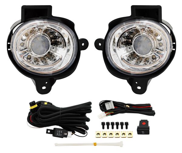 FARO NIEBLA HILUX 12-15 LEDS C/BASE JGO *****2