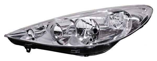 FARO PEUGEOT 207 08-13 FONDO CROMADO TYC IZQ 28703