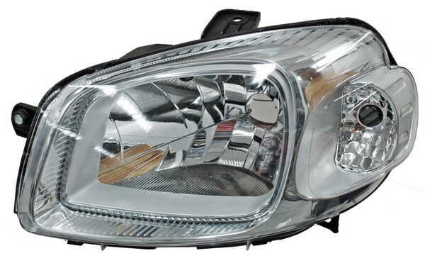 FARO FIAT UNO 11-14/ PROMASTER RAPID 17-20 FONDO CROMADO TYC IZQ