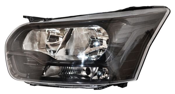 FARO TRANSIT 14-20 FONDO NEGRO S/REFLEJANTE C/MOTOR TYC1 IZQ