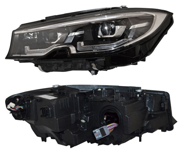 FARO BMW SERIE 3 19-22 LEDS C/MOTOR C/AFS FILO CROM TYC1 IZQ