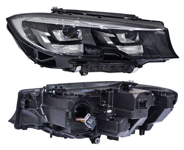 FARO BMW SERIE 3 19-22 LEDS C/MOTOR S/AFS FILO CROM TYC DER