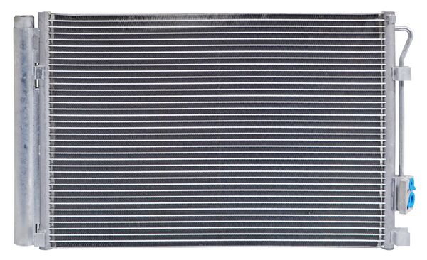 CONDENSADOR KIA RIO 12-17 L4 1.6 LTS AUT/STD C/SECADO R 21X14 1/3X16MM ALUM SOLD CCC