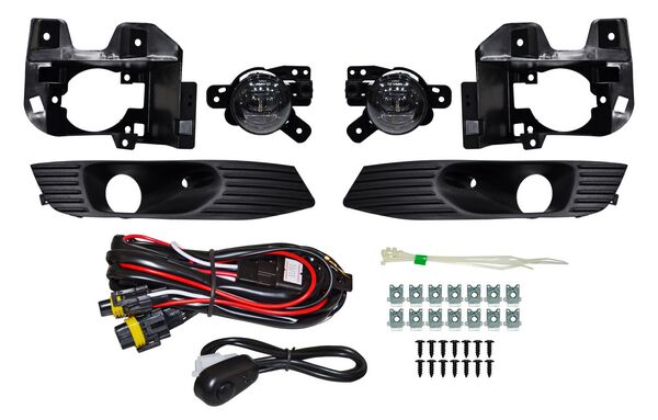 FARO NIEBLA MONTANA 24 LEDS C/PARRILLA JGO 352