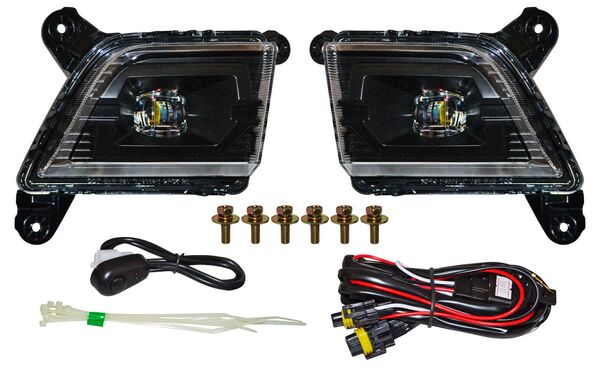 FARO NIEBLA CHEV PU 19-21 LEDS FONDO NEGRO JGO 352