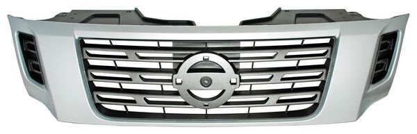 PARRILLA NISSAN PU NP300/ FRONTIER 16-20 PLATA P/PINT MS