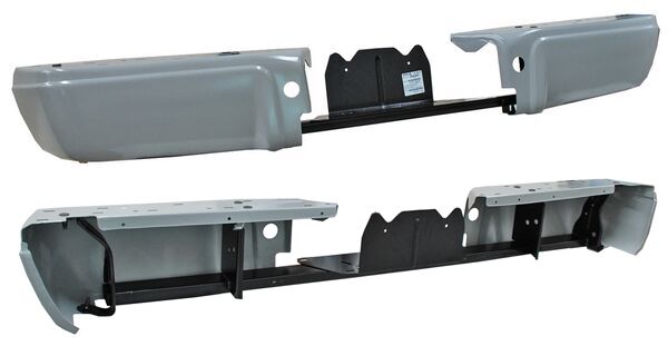 DEFENSA TRAS FORD SUPER DUTY 08-16 GRIS C/REFUERZO S/HULE S/HOYO P/SENS *****