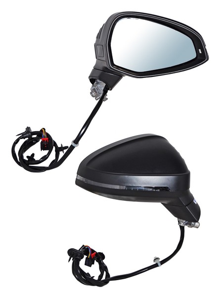 ESPEJO AUDI A4 17-19 ELECT P/PINT C/DIRECC C/DESEMP C/ SENS WARNING DER