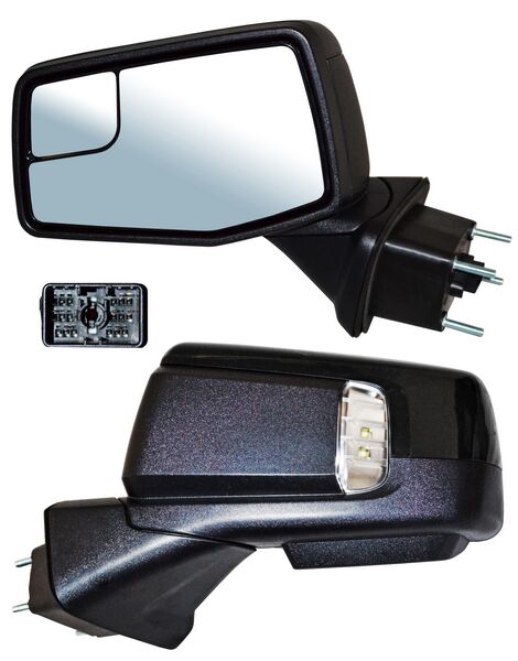 ESPEJO CHEV PU GMC SIERRA 19-25 ELECT P/PINT C/DESEMP C/PUNTO CIEGO C/DIRECC C/LUZ INF C/MEM AUTOABATIBLE 13 PINES IZQ