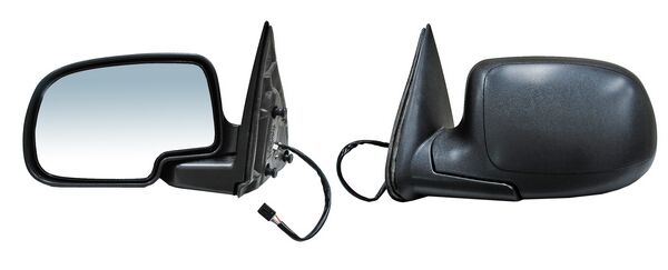 ESPEJO CHEV PU 99-06 ELECT C/DESEMP C/LUZ INF POROSO NEGRO 6 PINES IZQ