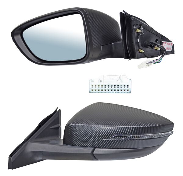 ESPEJO ATTITUDE 25-26 ELECT C/DESEMP C/DIRECC AUTOABATIBLE 8 PINES 288 251003 NZL IZQ