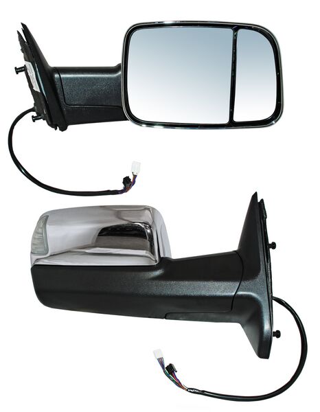 ESPEJO DODGE PU 13-16 1500/2500/3500 ELECT CROM C/MEM C/DIRECC C/LUZ INF C/DESEMP *****2 DER