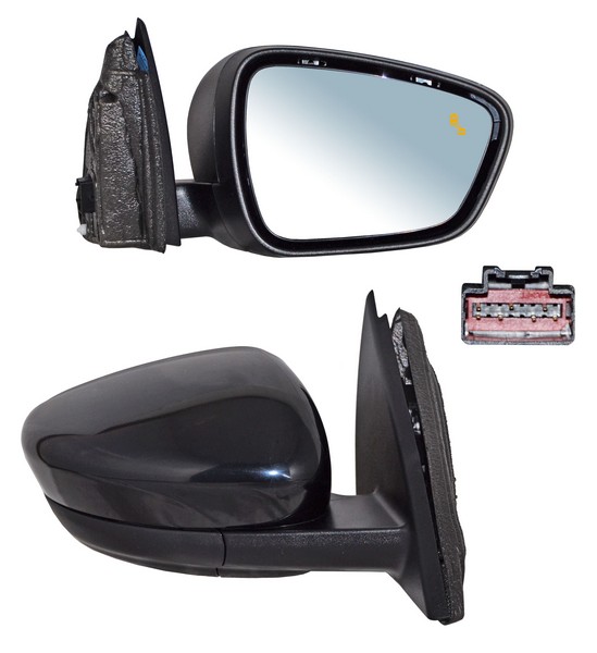 ESPEJO ESCAPE 20-24 ELECT P/PINT C/SENS PUNTO CIEGO C/DESEMP 7 PINES DER