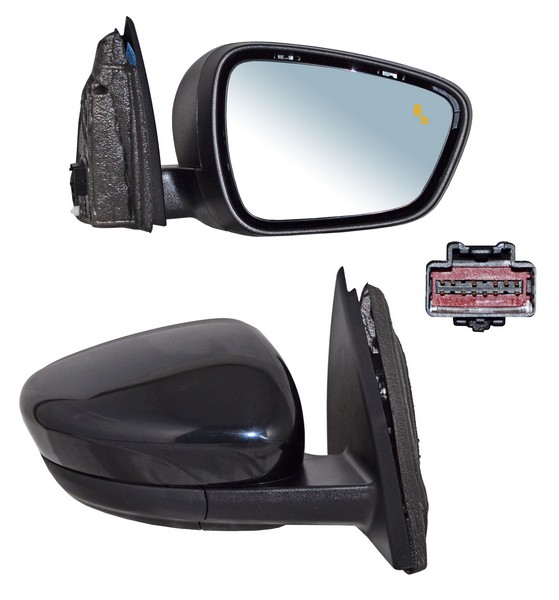 ESPEJO ESCAPE 20-22 ELECT P/PINT C/SENS PUNTO CIEGO C/DESEMP C/MEM C/DIRECC 12 PINES DER