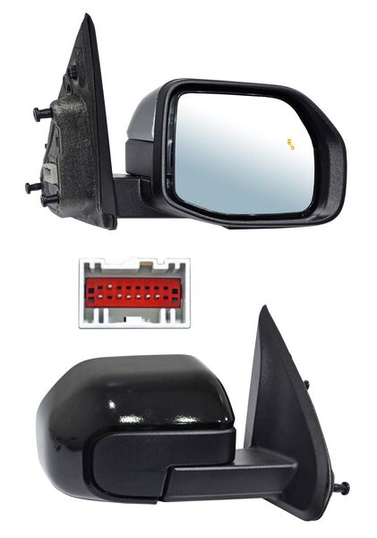 ESPEJO MAVERICK 22-23 ELECCT P/PINT C/SENSOR PUNTO CIEGO C/DESEMP 7 PINES DER