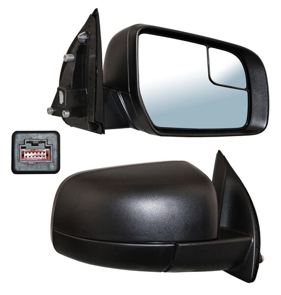 ESPEJO RANGER 17-21 ELECT POROSO C/PUNTO CIEGO 3 PINES DER