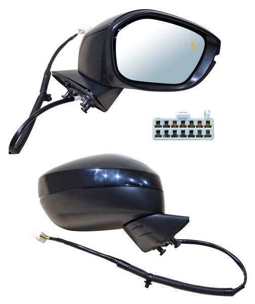 ESPEJO CIVIC 22-25 ELECT P/PINT C/SENSOR PUNTO CIEGO C/DESEMP 7 PINES DER 1980.09