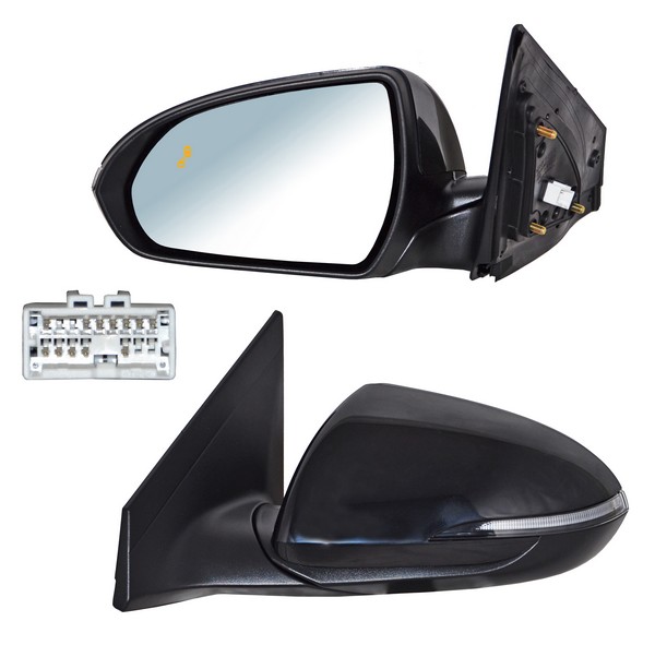 ESPEJO ELANTRA 19-20 ELECT P/PINTAR C/DESEMP C/SENS PUTNO CIEGO C/DIRECC C/MEM 12 PINES IZQ