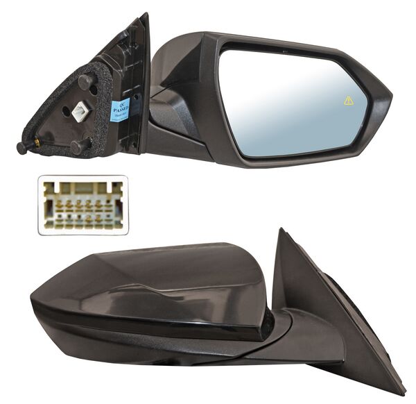 ESPEJO ELANTRA 21-23 ELECT P/PINT C/DESEMP C/SENSOR PUNTO CIEGO 7 PINES DER