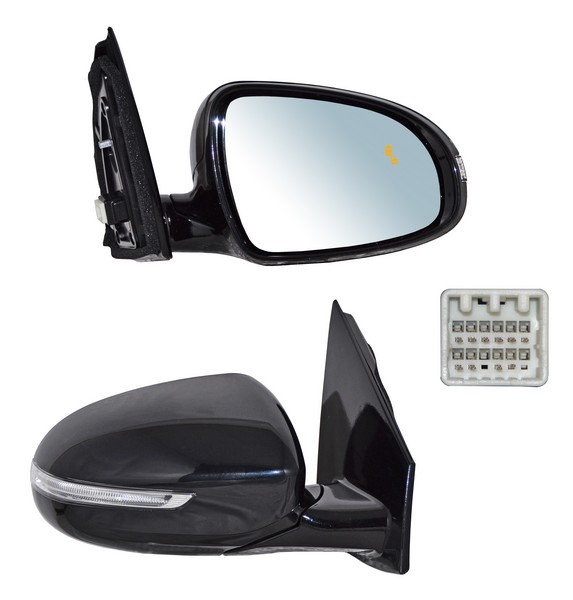 ESPEJO SPORTAGE 17-22 ELECT C/DESEMP C/DIRECC AUTOABATIBLE C/SENS PUNTO CIEGO 10 PINES DER