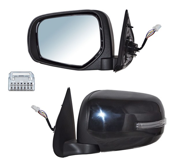 ESPEJO MITSUBISHI PU L200 16-19 ELECT P/PINT C/DIRECC AUTOABATIBLE 7 PINES IZQ