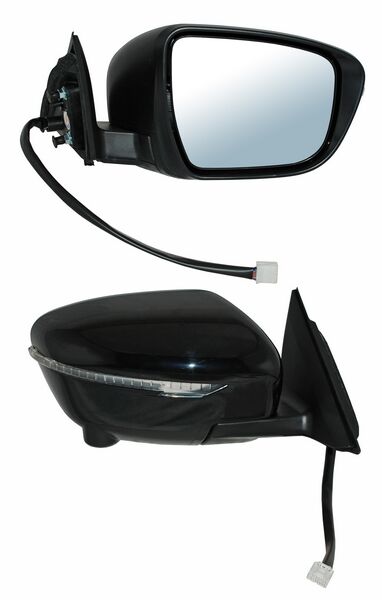 ESPEJO XTRAIL 15-22 ELECT P/PINT C/DIRECC C/CAMARA C/DESEMP 11 PINES DER