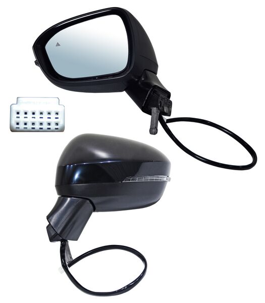 ESPEJO XTRAIL 23-25/ ROGUE 21-23 SOLO USA ELECT P/PINT C/DIRECC C/ DESEMP 7 PINES IZQ