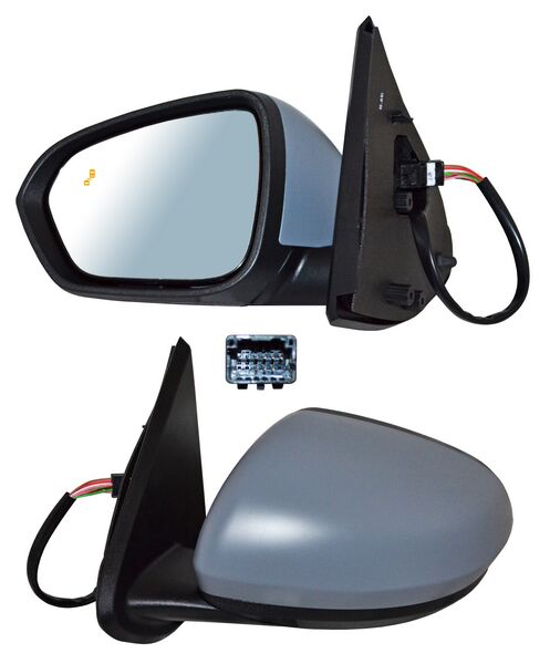 ESPEJO DUSTER 21-25 ELECT P/PINT C/DESEMP 9 PINES IZQ