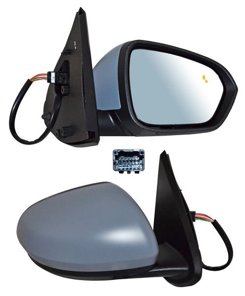 ESPEJO DUSTER 21-25 ELECT P/PINT C/DESEMP C/SENSOR 9 PINES DER