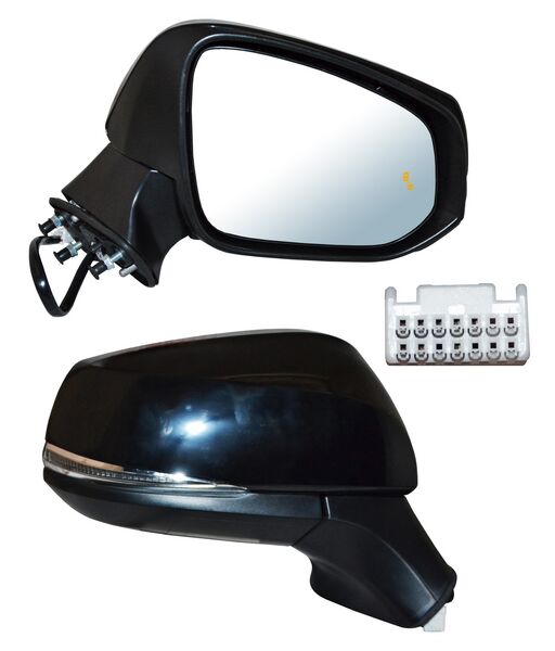 ESPEJO COROLLA CROSS 22-24 ELECT P/PINT C/DESEMP C/DIRECC 8 PINES DER