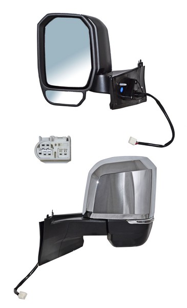 ESPEJO HIACE 20-23 ELECT CROM C/DIRECC 5 PINES IZQ