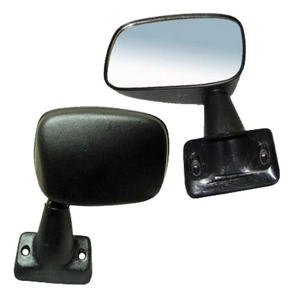 ESPEJO TOYOTA PU 84-88 S/CONT NEGRO SR-5/ DLX/ BASE ALD23S5 IZQ