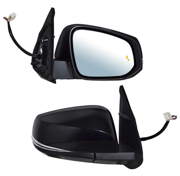 ESPEJO TACOMA 16-23 ELECT C/DESEMP C/DIRECC C/SENS PUNTO CIEGO P/PINT 8 PINES DER