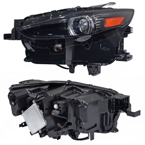 FARO MAZDA CX30 20-24 F/NEGRO C/LEDS C/LUPA C/LUZ DIA C/MOTOR 627 250905 NZL IZQ