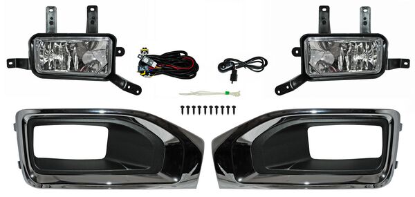 FARO NIEBLA YUKON/ DENALI 15-16 C/PARRILLA C/MOLD CROMADA JGO 352 CCC