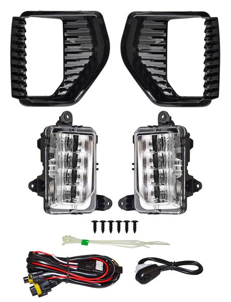 FARO NIEBLA GMC SIERRA 19-21 5.4 LEDS C/PARRILLA JGO 352
