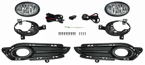 FARO NIEBLA HRV 16-18 C/PARRILLA FILO NEGRO JGO 352