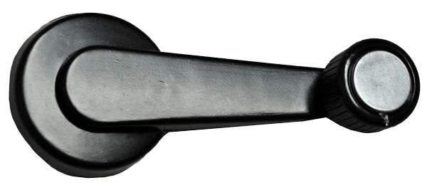 MANIJA ELEV CRISTAL CHEV PU 81-91 METAL NEGRA