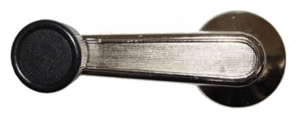 MANIJA ELEV CRISTAL NISSAN PU 720 81-93 METAL NEGRA ALD255