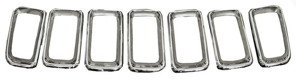 MOLDURA PARRILLA COMPASS 12-17 CROMADA 7 PZAS