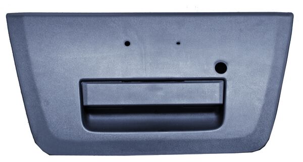 MANIJA TAPA CAJA FRONTIER 05-15 COMPLETA S/EMBLEMA C/HOYO P/LLAVE PLASTICO NEGRA ODC080