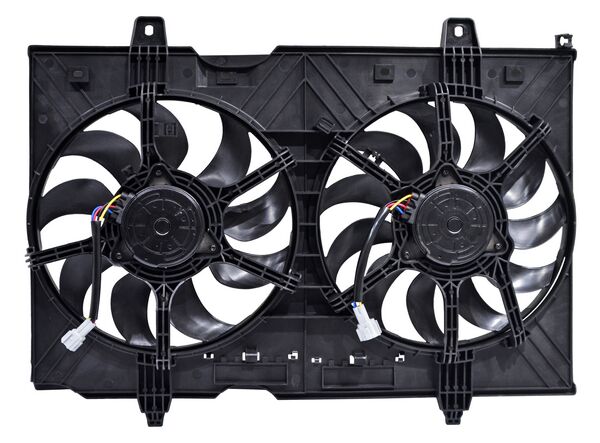 MOTOVENTILADOR XTRAIL 08-14 L4 2.5 LTS DOBLE COMPLETO 4 Y 4 PINES KF NZL CCC2