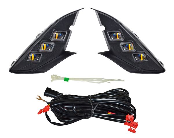 FARO NIEBLA MAZDA 2 24 LEDS C/PARR JGO 352