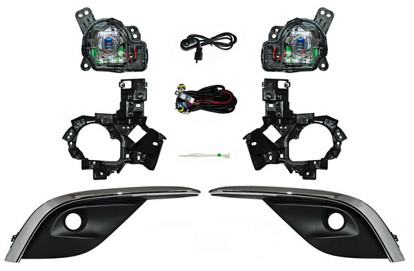 FARO NIEBLA MAZDA 6 14-18 C/PARRILLA FILO CROM JGO 352