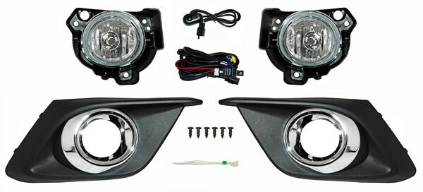 FARO NIEBLA MAZDA 3 14-16 C/PARRILLA FILO CROMADO JGO 352 28705 680.08