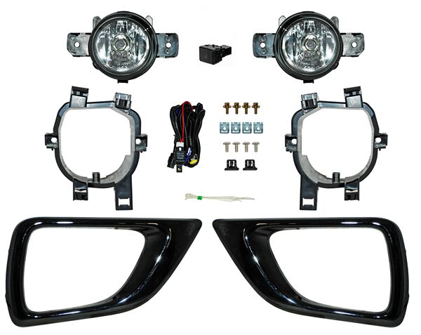 FARO NIEBLA NISSAN PU NP300/ FRONTIER 16-20 C/BISEL NEGRO JGO 352