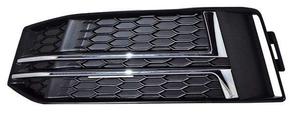 REJILLA AUDI A4 17-19 FILO CROM S/FARO NIEBLA IZQ