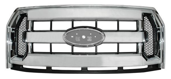 PARRILLA FORD PU 15-17 F150/250 CROMADA 3 LINEAS CCC