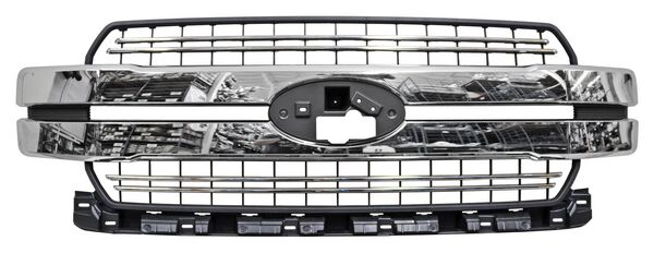 PARRILLA FORD PU 18-20 NEGRA C/MOLD CROM G15