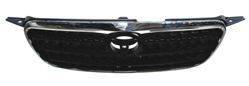 PARRILLA COROLLA 05-08 NEGRA C/MOLD CROMADA 288 NZL